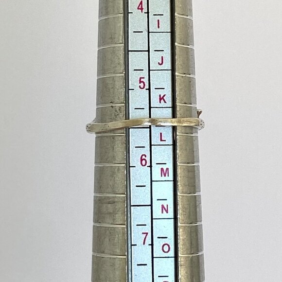 Sterling Silver 925 Dainty Minimalist Figural Branch Coral Band Ring Sz 5.5 - Picture 9 of 15